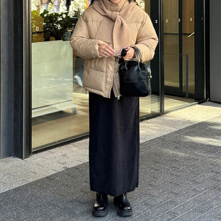 Corduroy Easy Skirt