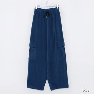 Cargo fleece pants