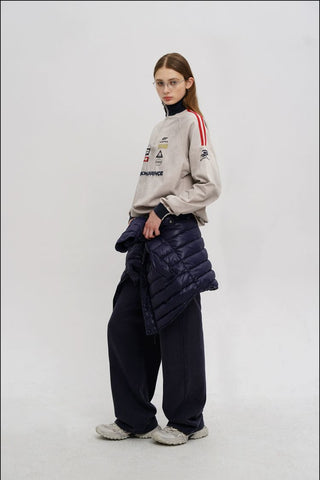 [MASONPRINCE] Racing Half-Zip Pullover