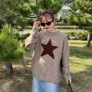Star pattern sweater