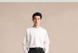 [CULTUM] Wool Blend Pleated Flare Trousers