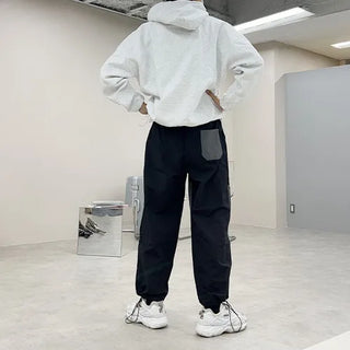 Cotton pocket hooded parka