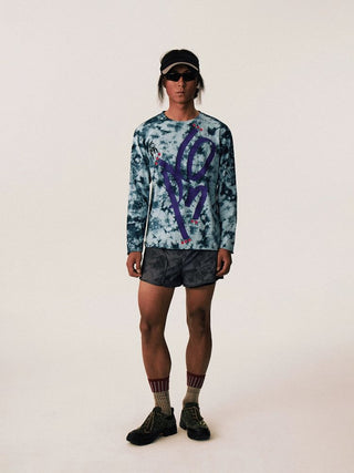 [CONP] Graffiti Logo Tie-Dye Long Sleeve Tee
