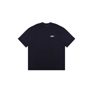[MASONPRINCE] Washed Cotton Knit Tee with Label
