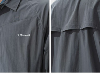 [Monterest] Water Repellent Lightweight Snap Shirt