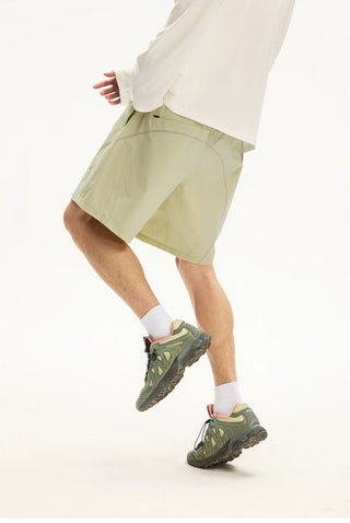 [Monterest] Water Repellent Contrast Stitch Shorts