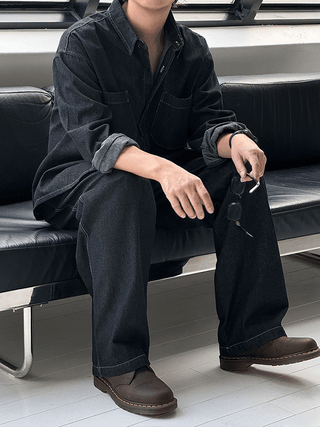 Thomas Raw Denim Shirt
