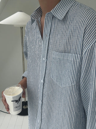 Norton Oversized Cool Stripe Shirt