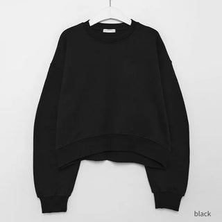 Basic cropped sweatshirt