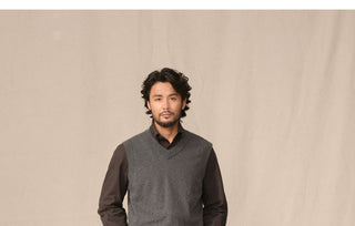 [CULTUM] V-Neck Knit Vest