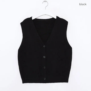 Daily Layered Vest Cardigan