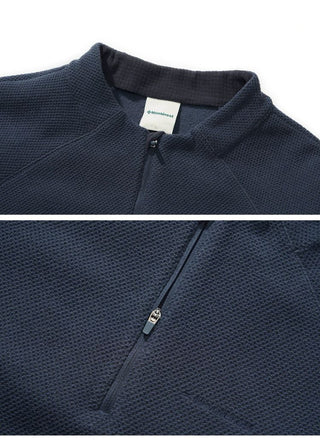 [Monterest] Honeycomb Fleece Half-Zip Pullover