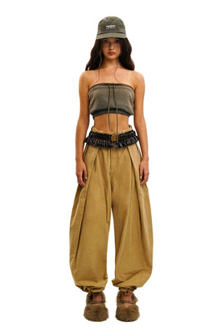 [Moromoro2] Contrast Striped Hooded Cardigan  Set