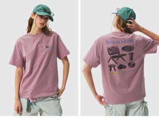 [Monterest] 5A Antibacterial Quick-Dry Outdoor Print Tee