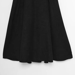 Flared long skirt