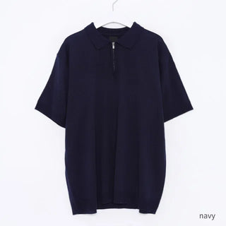 cool basic zip-up knit