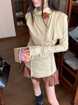 irregular hem sweater