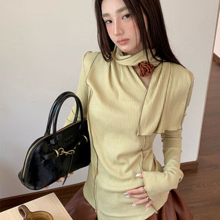 irregular hem sweater