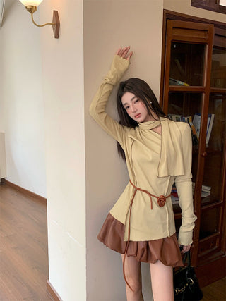 irregular hem sweater