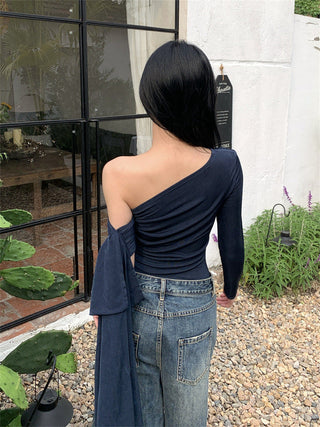 ribbon off-shoulder top