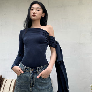 ribbon off-shoulder top