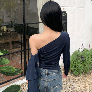 ribbon off-shoulder top