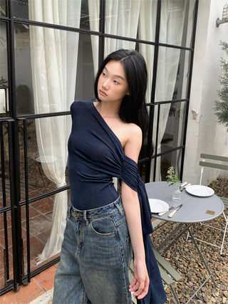 ribbon off-shoulder top