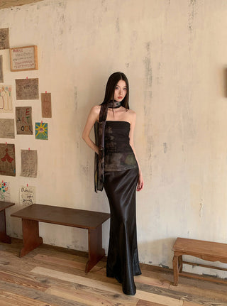 pleated mesh Top