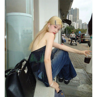 pleated black Top