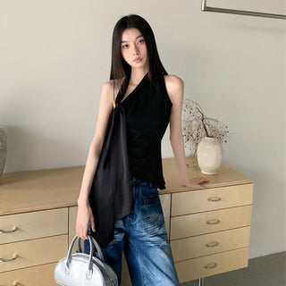 patchwork ribbon Top