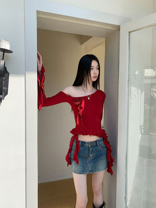 3D flower top