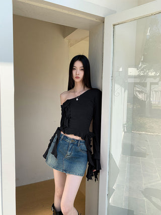 3D flower top