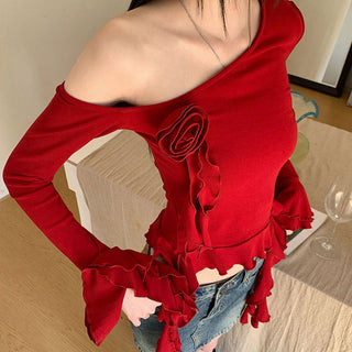 3D flower top