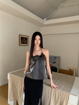 rose halter Top