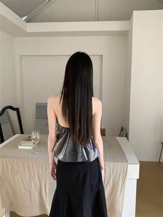 rose halter Top