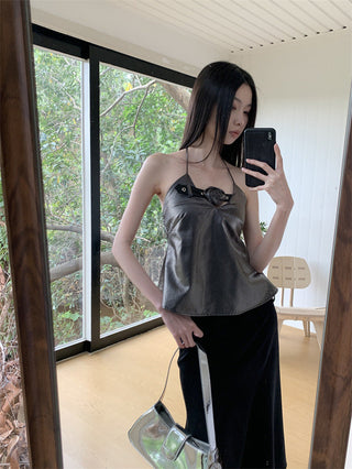 rose halter Top