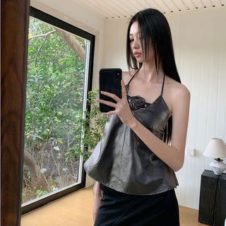 rose halter Top