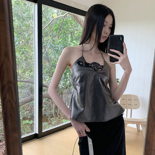 rose halter Top