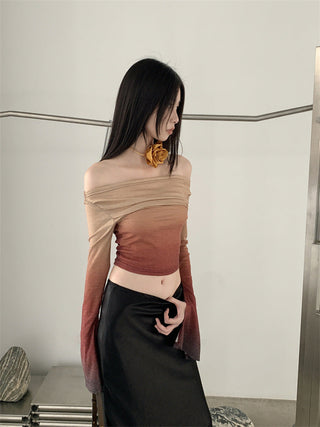 gradient off-shoulder