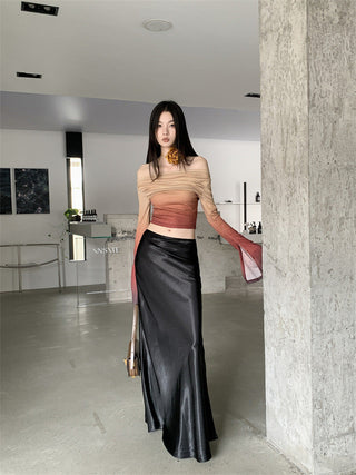 gradient off-shoulder