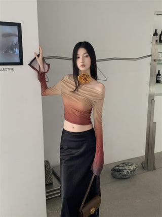gradient off-shoulder