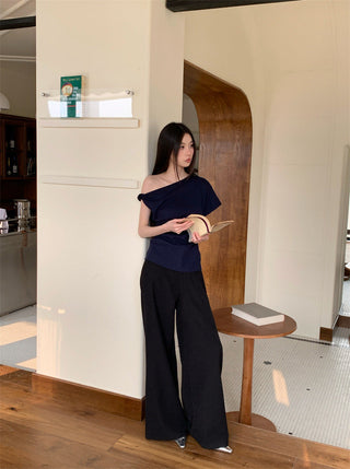 asymmetric shoulder top