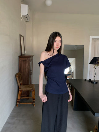 asymmetric shoulder top