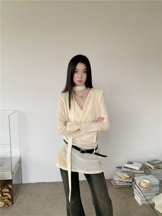 swing collar shirt