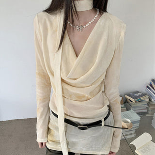 swing collar shirt
