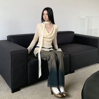 swing collar shirt