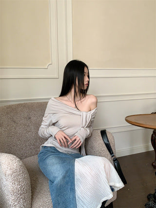 retro off-shoulder top