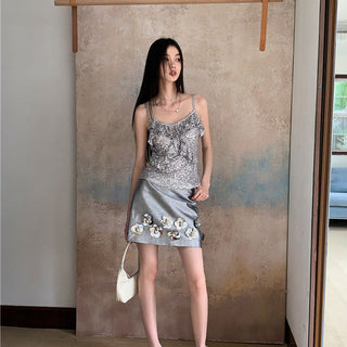 sequin skirt set 01