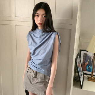 striped culotte set