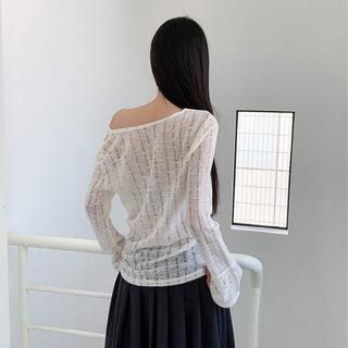 3D flower sweater
